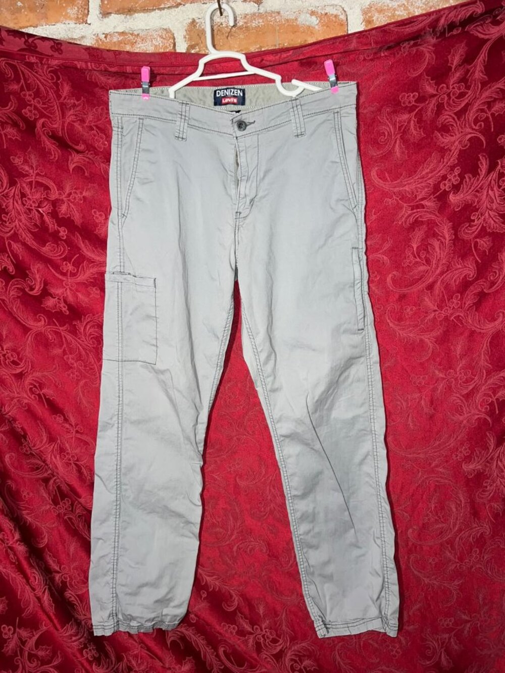 Denizen from Levi's Men Gray Stretch Pants Jeans